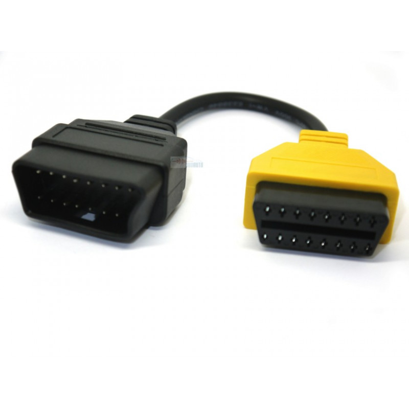 Câbles d'adaptateur de connecteur OBD II à Fiat Alfa-Romeo pour FiatECUscan  Kit de 6 câbles