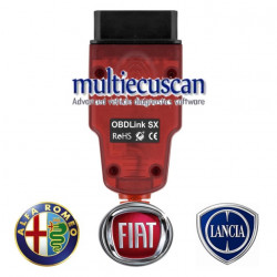 Kit diagnostic Multiecuscan (version Deluxe) : matériel + logiciel multiecuscan. Pour groupe FIAT, sur PC.