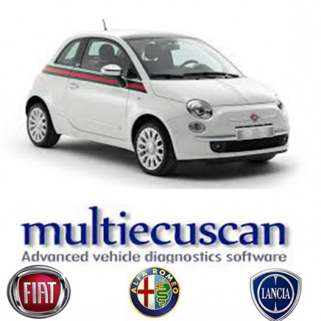 Kit diagnostic Multiecuscan : matériel + logiciel. Pour groupe FIAT, sur PC.