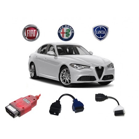 Pack spécial Alfa Giulia : Matériel + Logiciel Multiecuscan en français (Version USB)