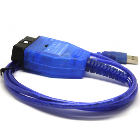 Câble diagnostic KKL USB (avec interrupteur) pour Fiat Alfa Lancia compatible Multiecuscan